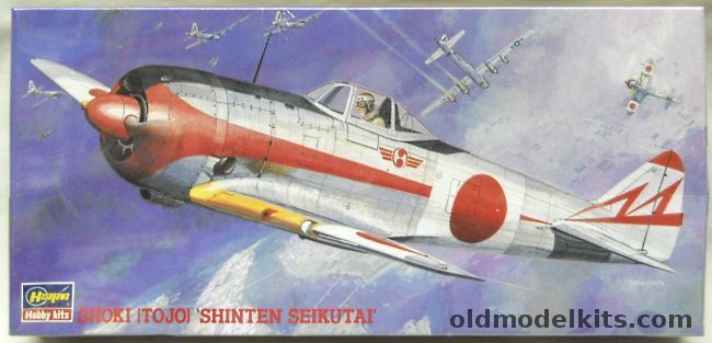 Hasegawa 1/72 Ki-44 Shoki 'Tojo' Shinten Seikutai, AT102 plastic model kit